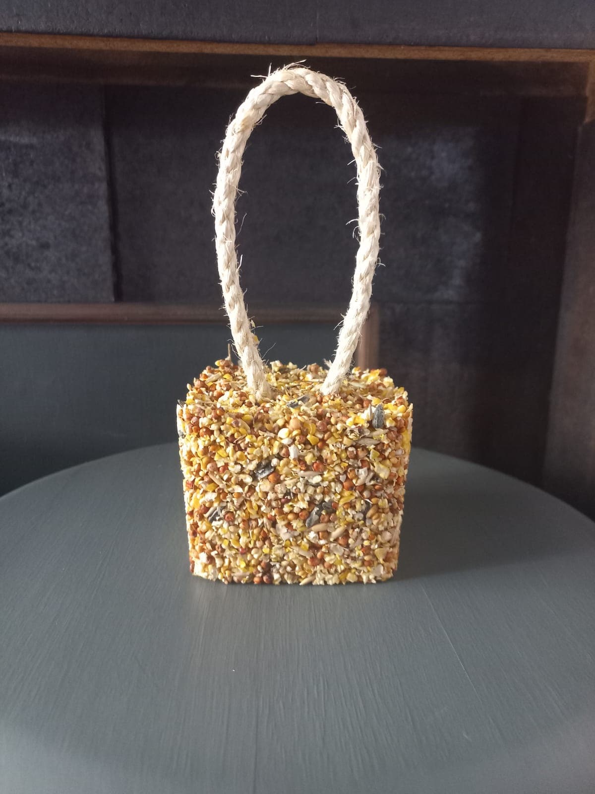 Seedless to Say handmade bird seed block